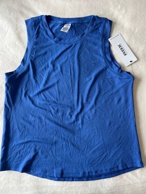 RBX Women's Athletic Mesh Tank Top - Royal Blue